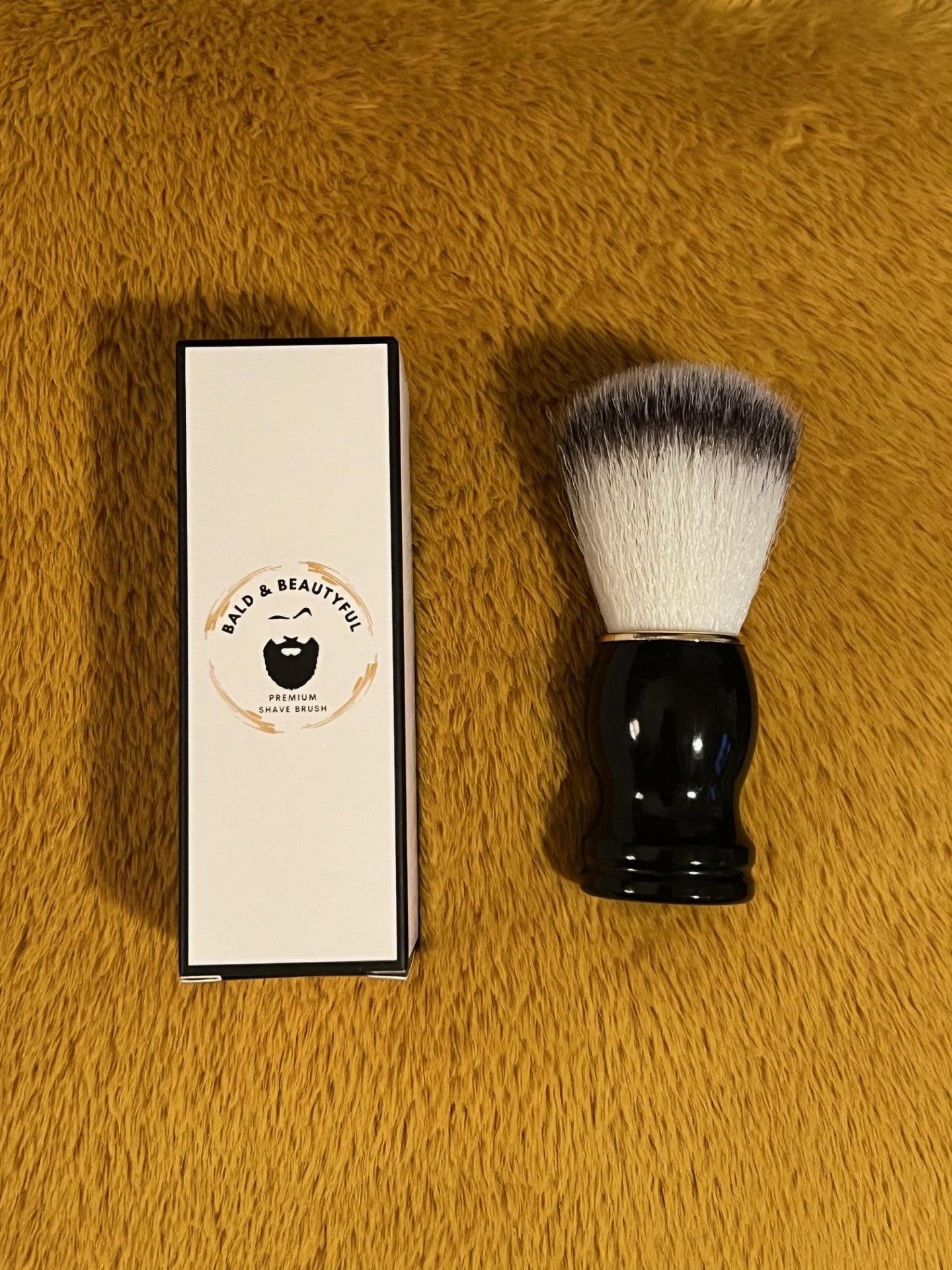 B&B Black shave brush